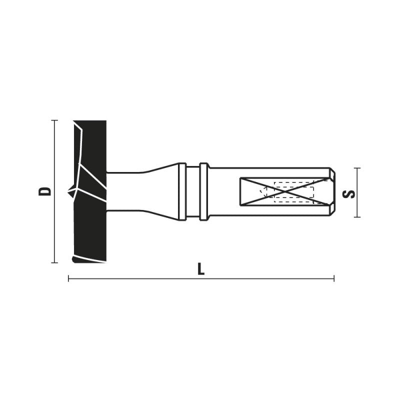 VHM scharnierboren Z=2+2