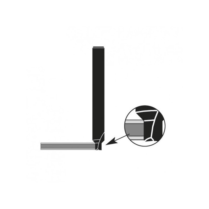VHM rechte frezen voor Alucobond en ACM Z2+1 – U108