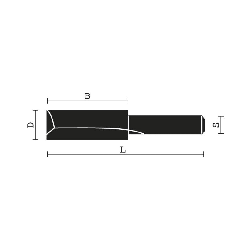Sistemi Klein VHM rechte groeffrezen A101 A102 A103 – extra afbeelding