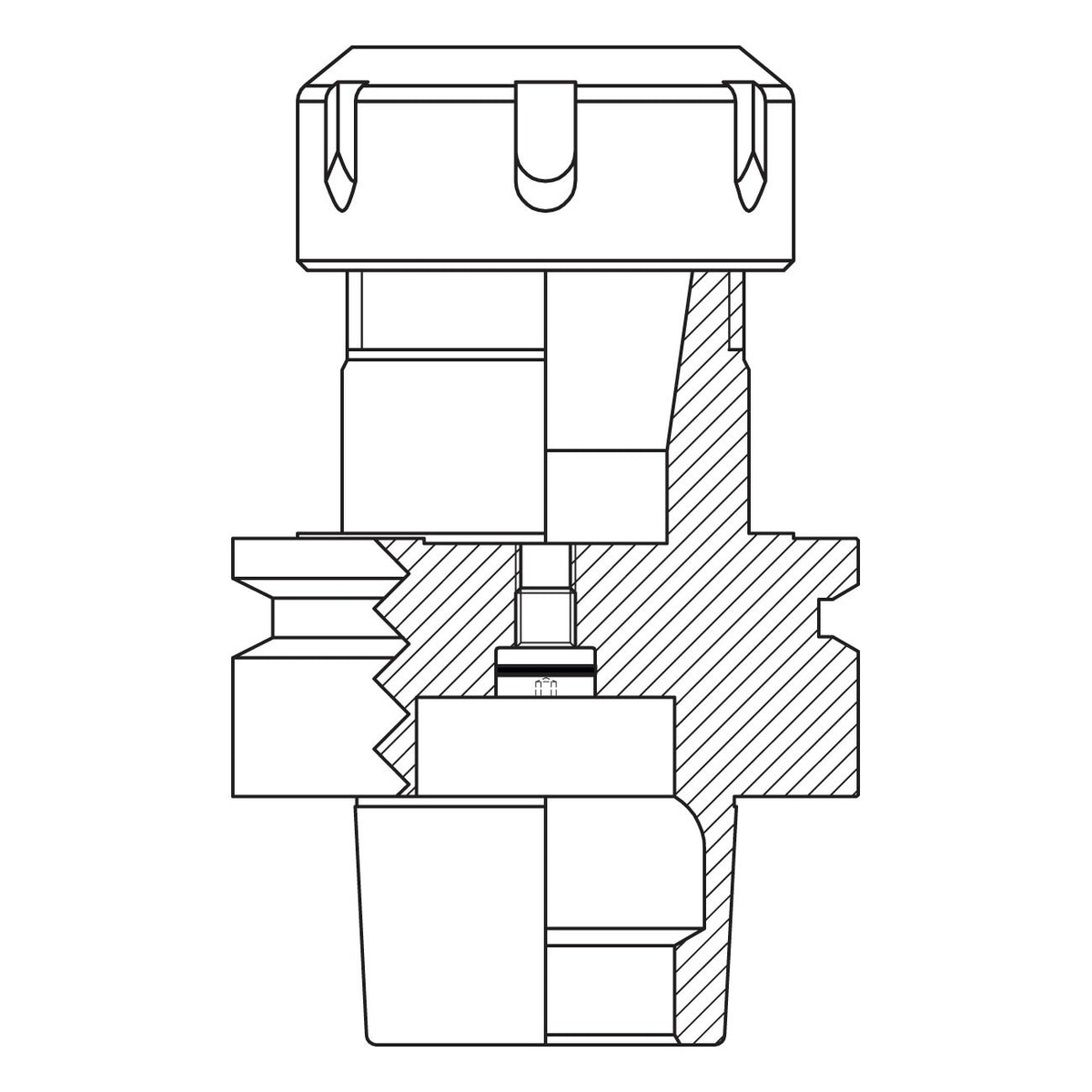 Stofplug voor HSK-gereedschapopnames – Z051